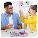 Large Bead Organizer Box, 8 Compartment Craft Storage Container with Removable Divider, Plastic Empty Case for Jewelry Rhinestone Charms Crystal Press On Fake Nail, Hair Stuff Small Accessory - Retail