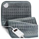 Heating Pad for Back & Period Cramps, Portable Heating Pad for Neck and Shoulders and Back with Auto Shut Off Large, Machine Washable, Christmas Gifts for Women, Men - Retail: $26