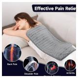 Heating Pad for Back & Period Cramps, Portable Heating Pad for Neck and Shoulders and Back with Auto Shut Off Large, Machine Washable, Christmas Gifts for Women, Men - Retail: $26