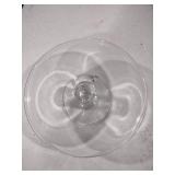 Clear Glass Pedestal Cake Stand