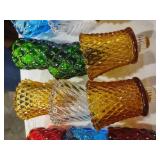 Multi-Colored Glass Pineapple Light Covers