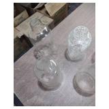 Clear Glass Hurricane Lamp Chimney Collection