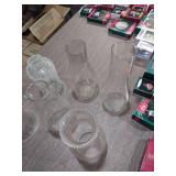 Clear Glass Hurricane Lamp Chimney Collection