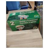 Solar Powered Garden Lights - Set of 2