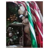 Christmas Decorations Lot with Candy Canes