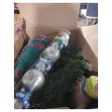 Christmas Holiday Decorations Box Lot