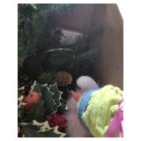 Christmas Holiday Decorations Box Lot