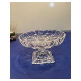 Cut Crystal Pedestal Compote Dish