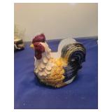 Decorative Ceramic Rooster Figurine napkin holder