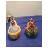 David Carter Brown On The Farm Chicken Sugar & Creamer Set