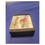 Cardinal and Birch Tree Decorative Coasters