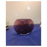 Ember Glass Bowl Vase