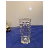 Faceted Crystal vase