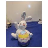 Decorative Easter Bunny Ceramic Figurine