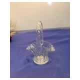 Crystal Glass Decorative Basket