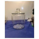 Large Glass Cookie Jar with Lid
