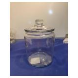 Clear Glass Storage Jar with Lid
