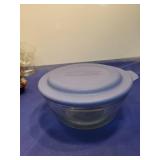 Anchor Glass Storage Containers with Blue Lids