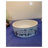 Good Dog Ceramic Pet Bowl