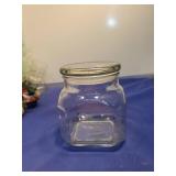 Clear Glass Storage Jars with Lids