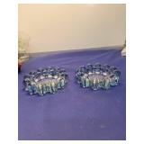 Clear Glass Bubble Design ashtray by by