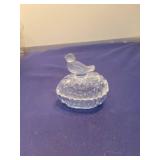 Crystal Bird Trinket Box