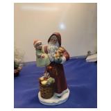 Holiday Santa with Children Porcelain Figurine