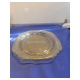 Yellow Depression Glass Dinner Plates
