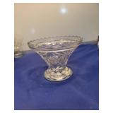 Crystal Swirl Pattern Sundae Dishes