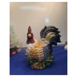Decorative Rooster Cookie Jar
