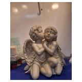 Kissing Cherubs Decorative Statue