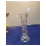 Crystal Cut Glass Bud Vase
