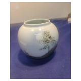 Highland Scotland Small White Ceramic Vase