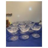 Cut Crystal Champagne Coupe Set
