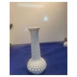 Hobnail Milk Glass Bud Vases