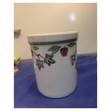 Crock Shop Strawberry Pattern Kitchen Canisters