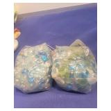 Mixed Glass Marbles in Bag Collection