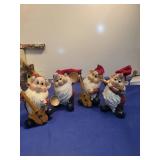 Musical Garden Gnome Band Figurines Set