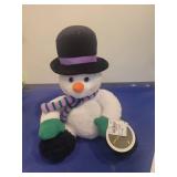 Plush Snowman with Top Hat