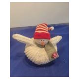 Plush Snowman Christmas Ornament
