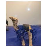 Figure with Blue Mane