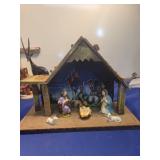 Traditional Nativity Scene Display Set