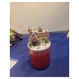 Christmas Village House Candle Topper