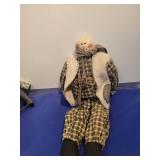 Handcrafted Country Style Snowman Decoration