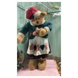 32 inch Holiday Teddy Bear in Country Dress