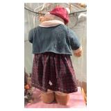 32 inch Holiday Teddy Bear in Country Dress