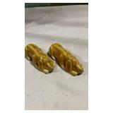 Brown Ceramic Salt and Pepper Shaker Set