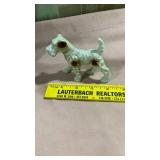 White Porcelain Scottish Terrier Figurine