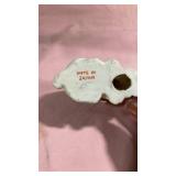 Japanese Ceramic Mother Dog with Puppy Figurine