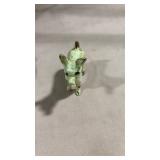Small White Metal Dog Figurine